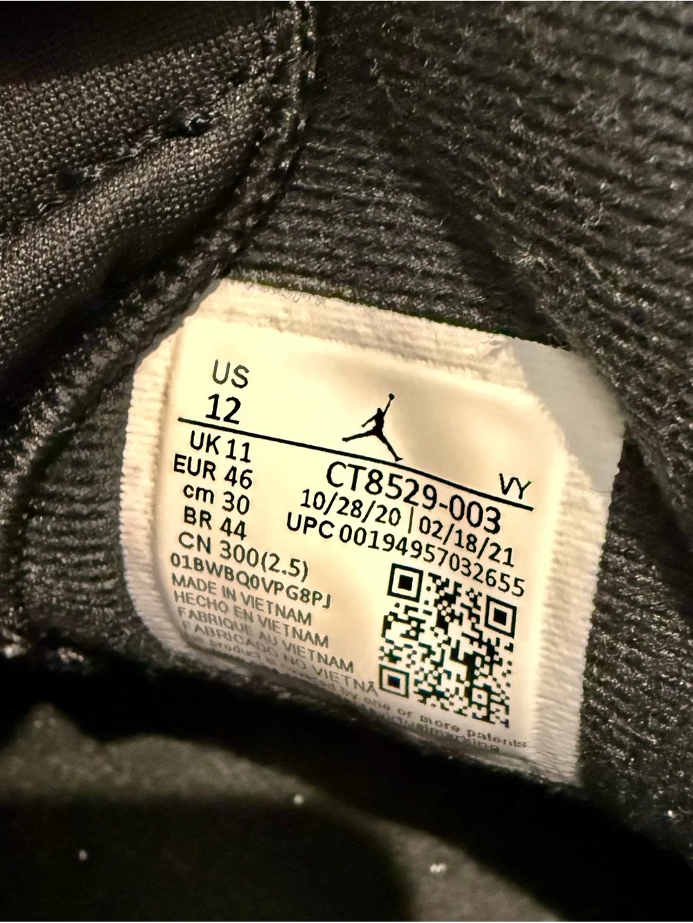 Jordan stylish black